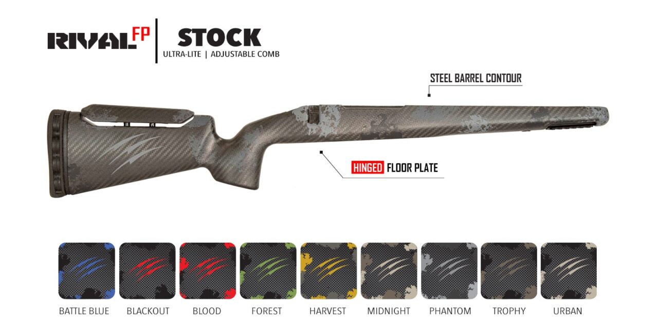 Fierce Rage Stocks – Steel barrel in Midnight Color